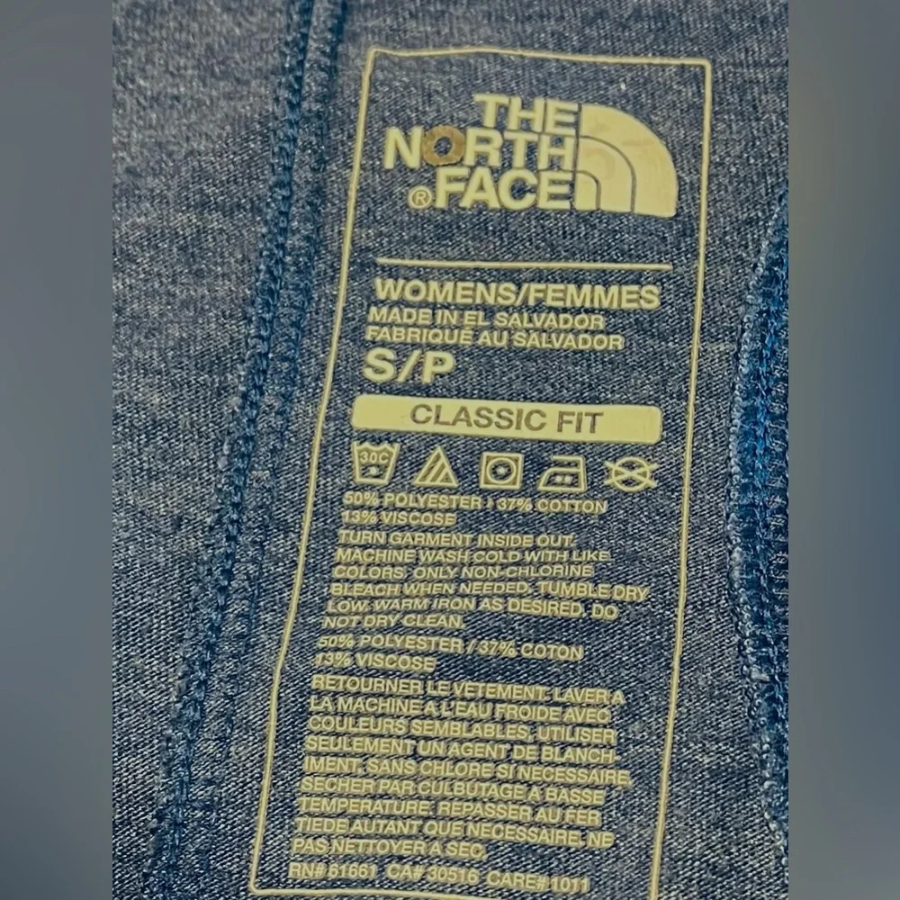 The North Face Tank Racer Back Graphic heathered Blue SZ. Sm Women’s - Picture 3 of 11